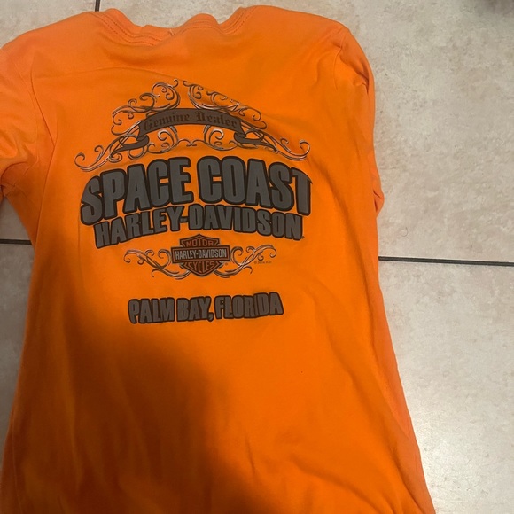 HARLEY DAVIDSON LONG SLEEVE SHIRT WITH HOLES FOR THUMB - Picture 3 of 5